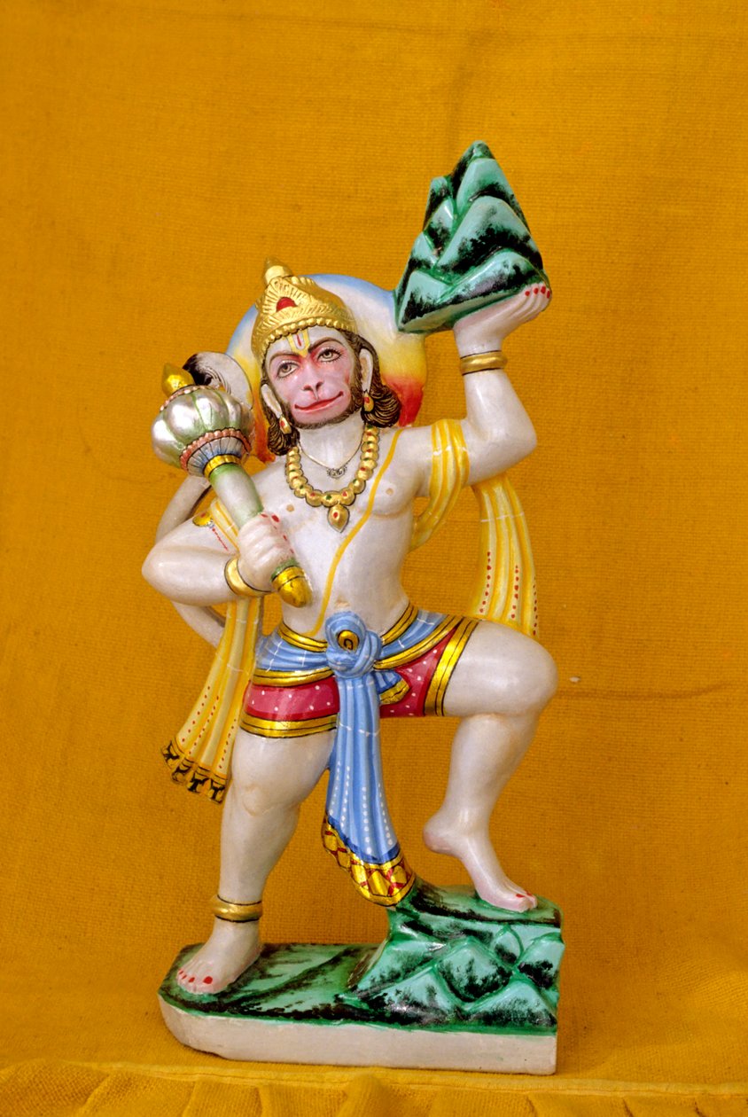 Lord Hanuman a márvány Indiában alkotó: School Indian