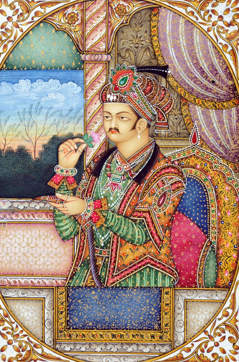 Miniatűr festménye Mughul császár Jahangir India Ázsia India Ázsia alkotó: School Indian