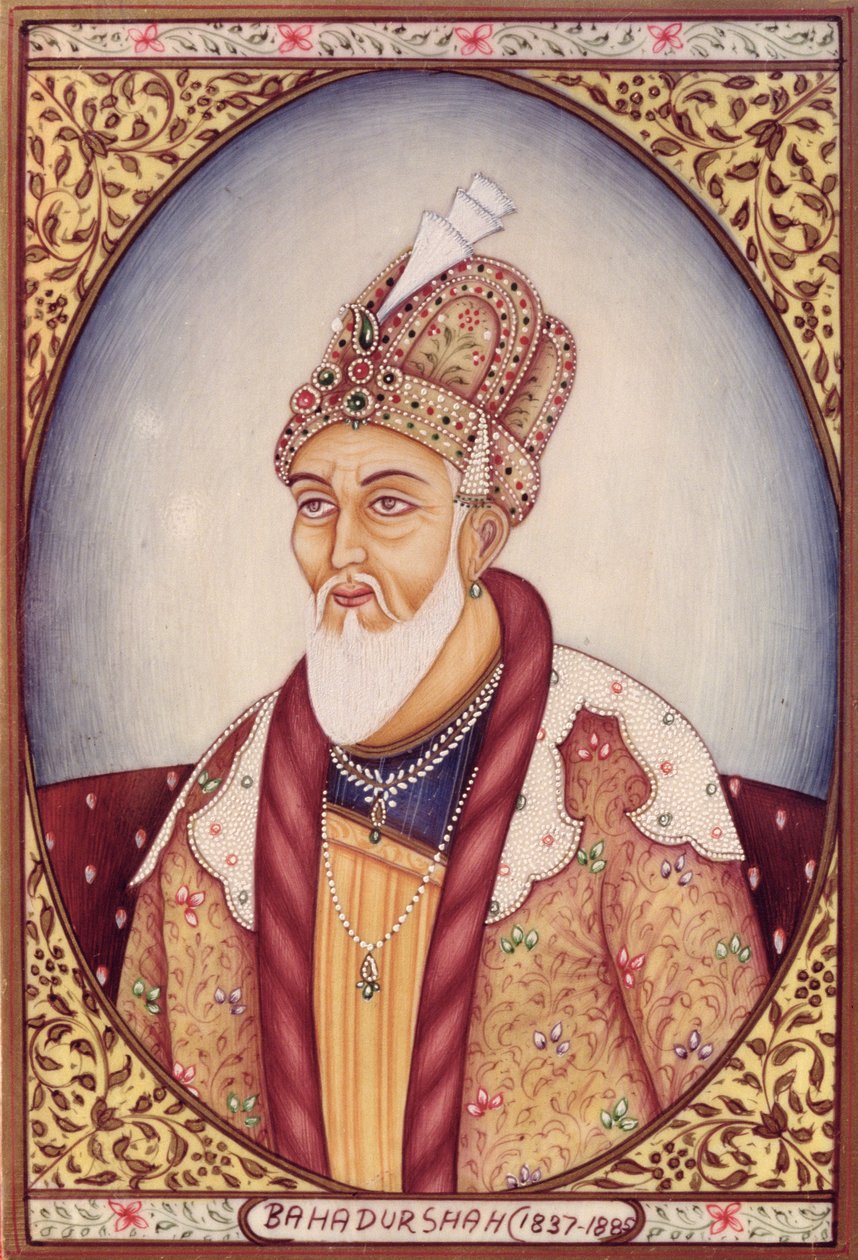 II. Bahadur sah portréja (1775-1862) alkotó: School Indian