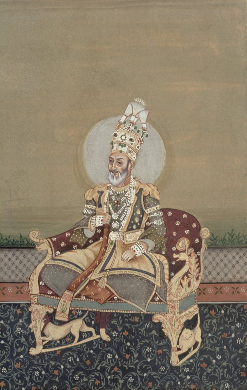 II. Bahadur sah portréja (1775-1862) alkotó: School Indian