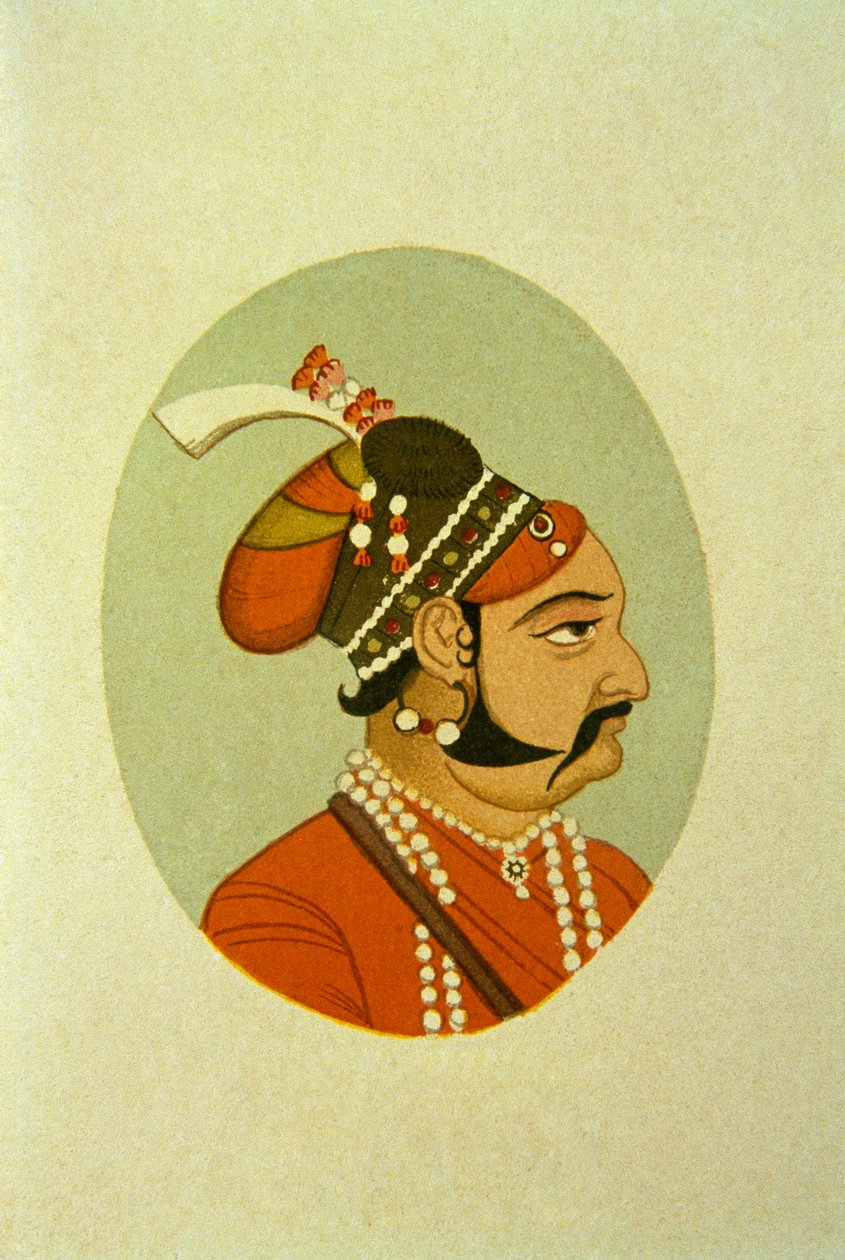 Jaisalmar Jaswant Singh maharadzsa portréja, India alkotó: School Indian