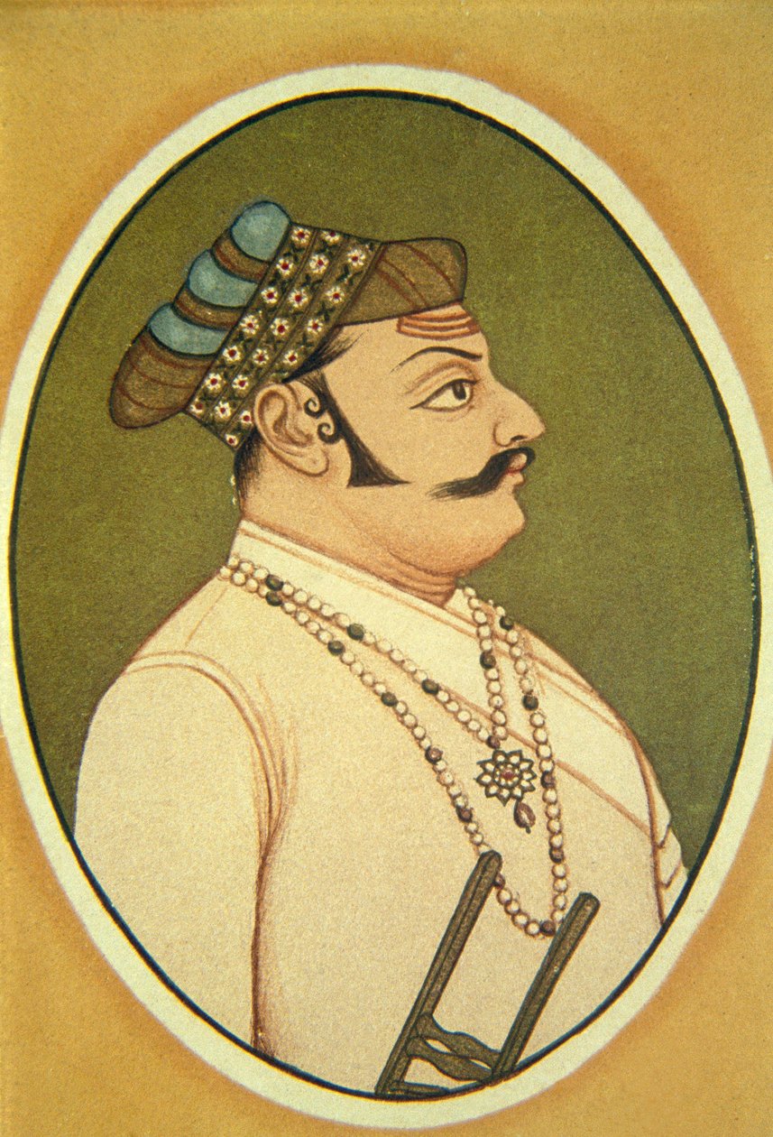 Maharadzsa Udai Singh portréja, Udaipur, Rádzsasztán, India alkotó: School Indian