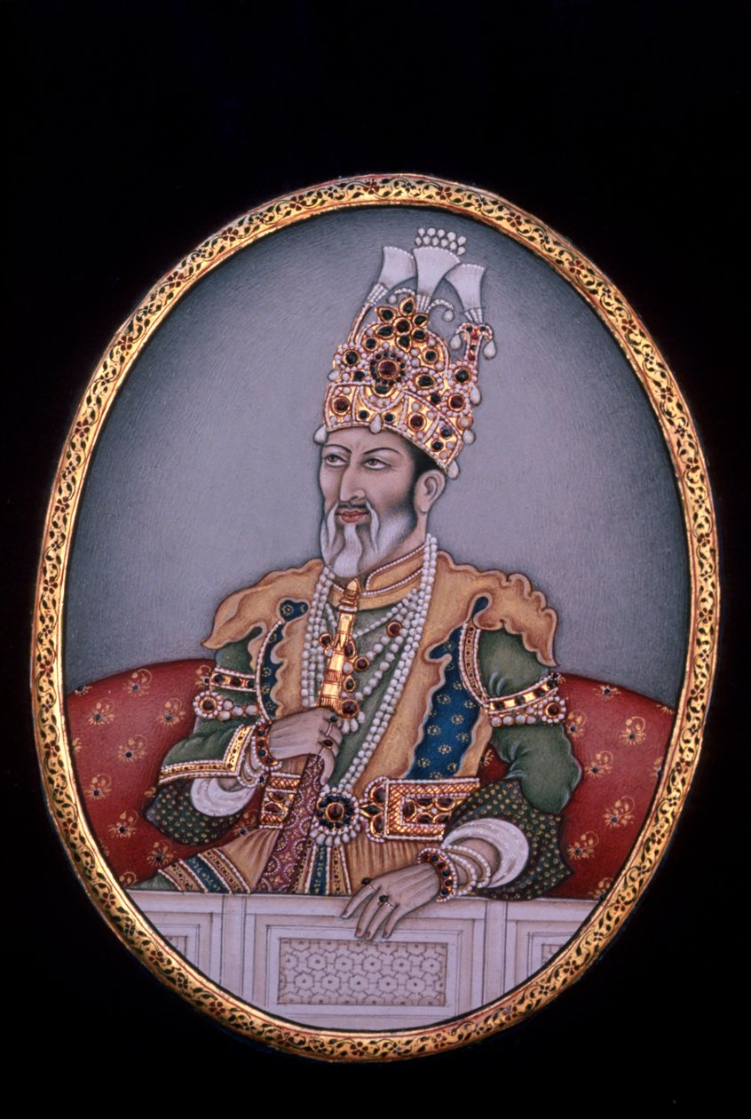 Shah Jahan portréja alkotó: School Indian