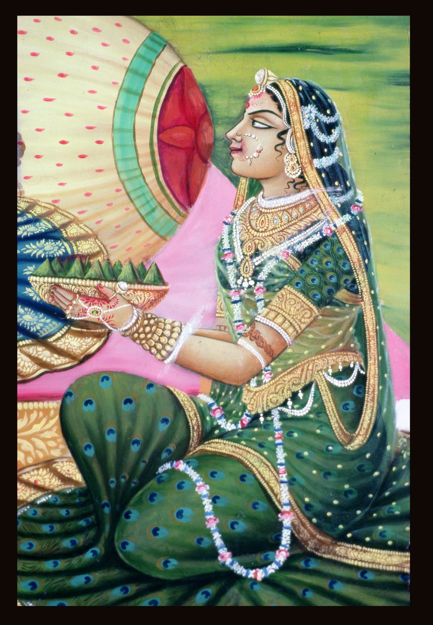 Rádhá, Krsna egyik felesége alkotó: School Indian
