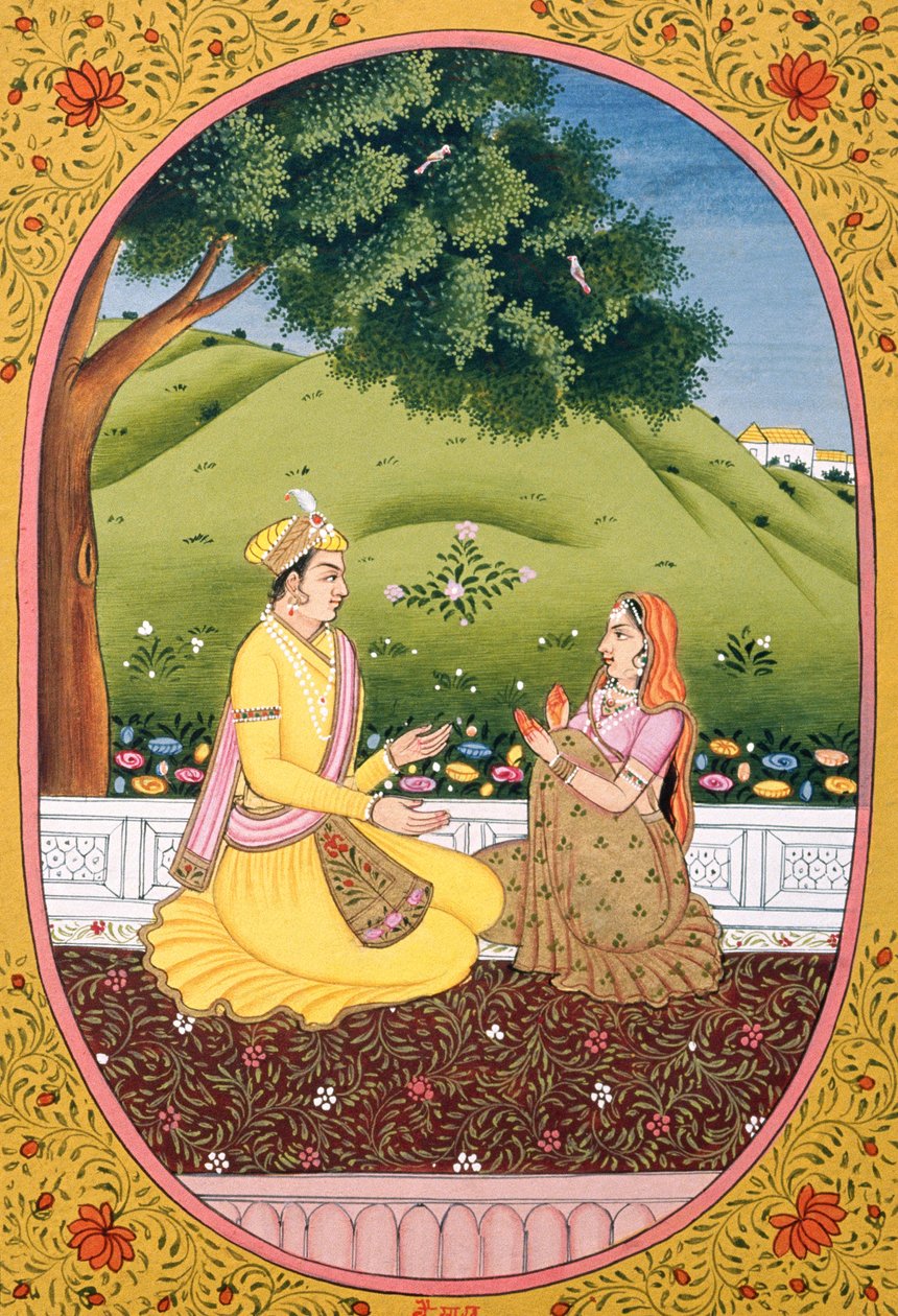 Év Naptár Picture  Painting for a Hindu Month Baisakh, India alkotó: School Indian