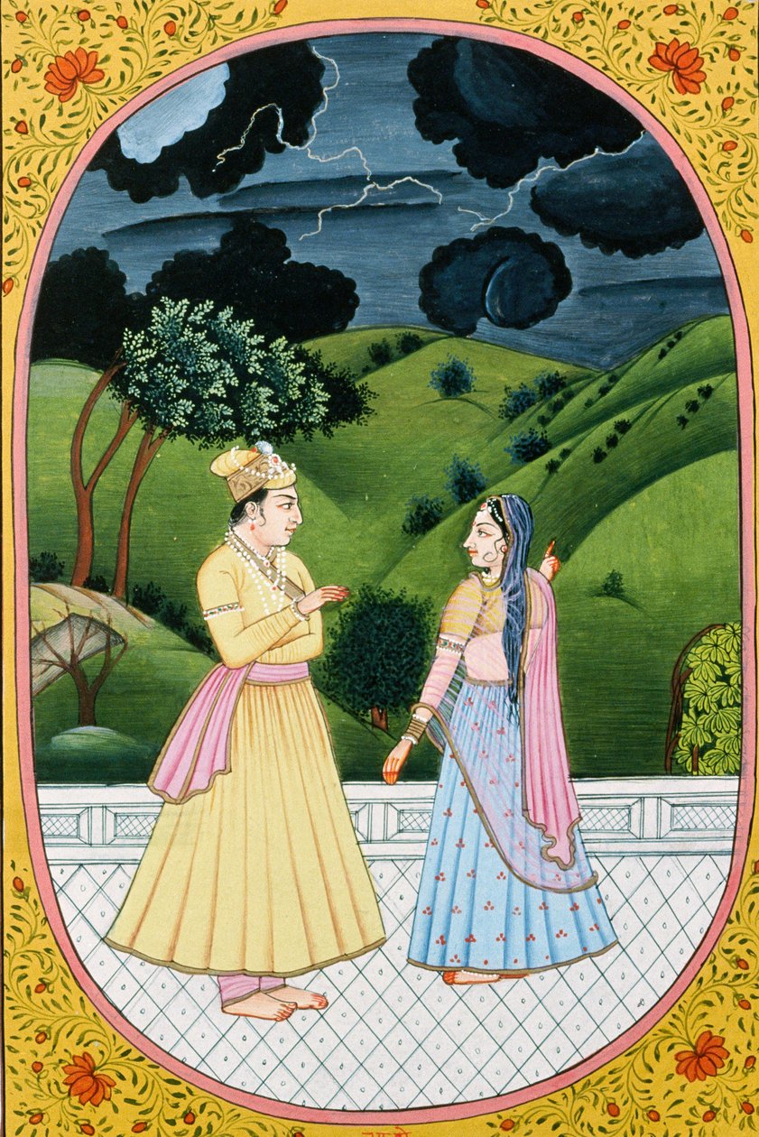 Év Naptár Kép és festmény egy hindu hónaphoz Bhadon, India alkotó: School Indian