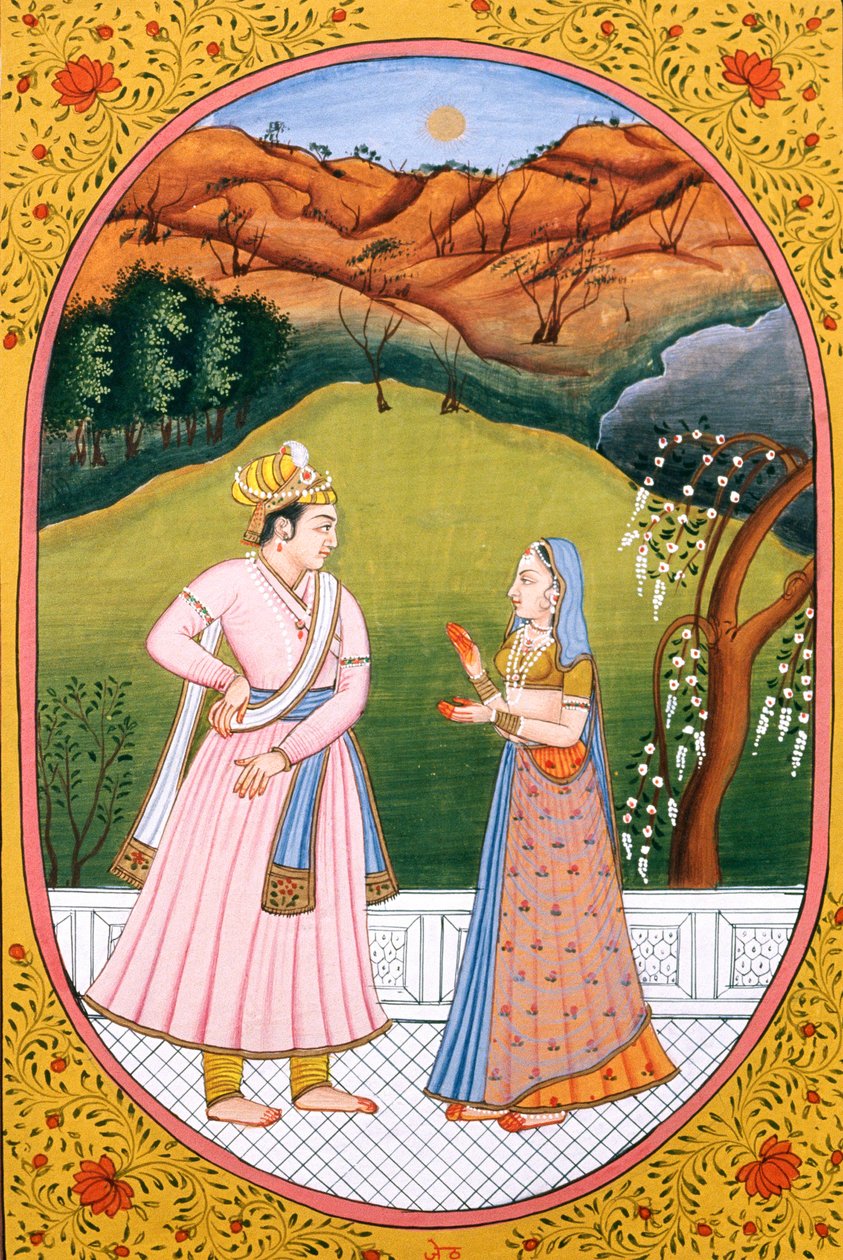 Év Naptár Kép és festmény egy hindu hónaphoz Jeth, India alkotó: School Indian