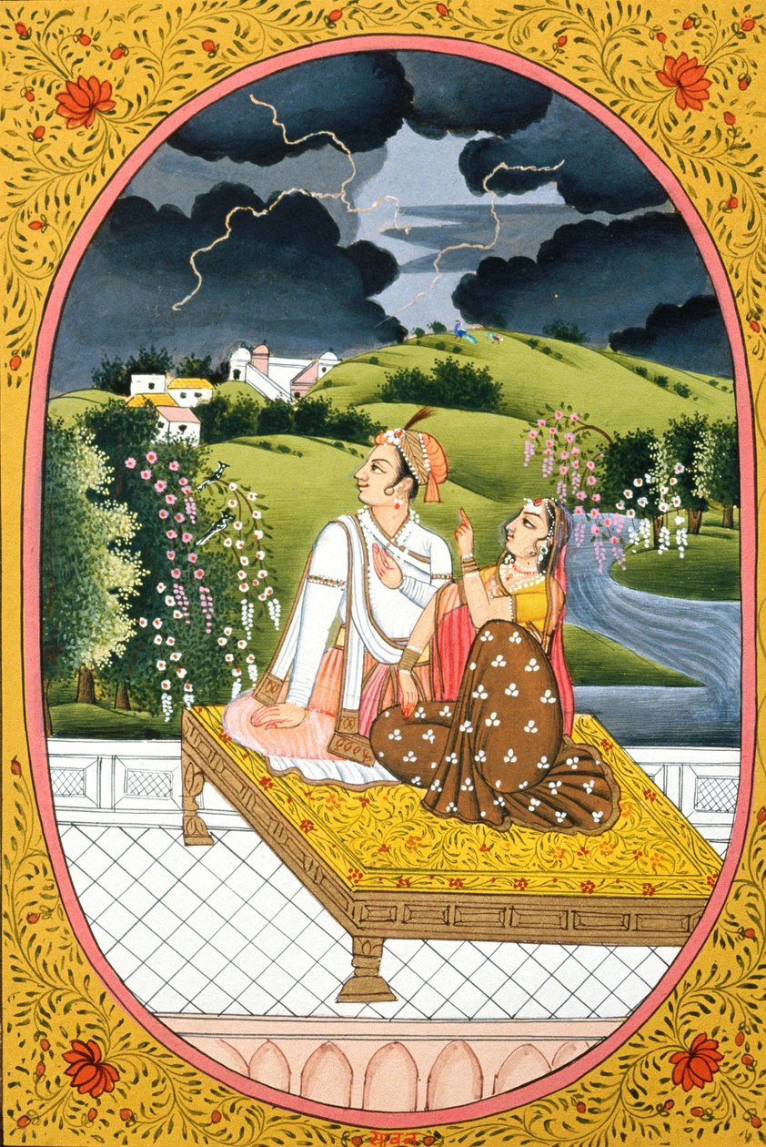 Év Naptár Picture  Painting for a Hindu Month Shravan, India alkotó: School Indian