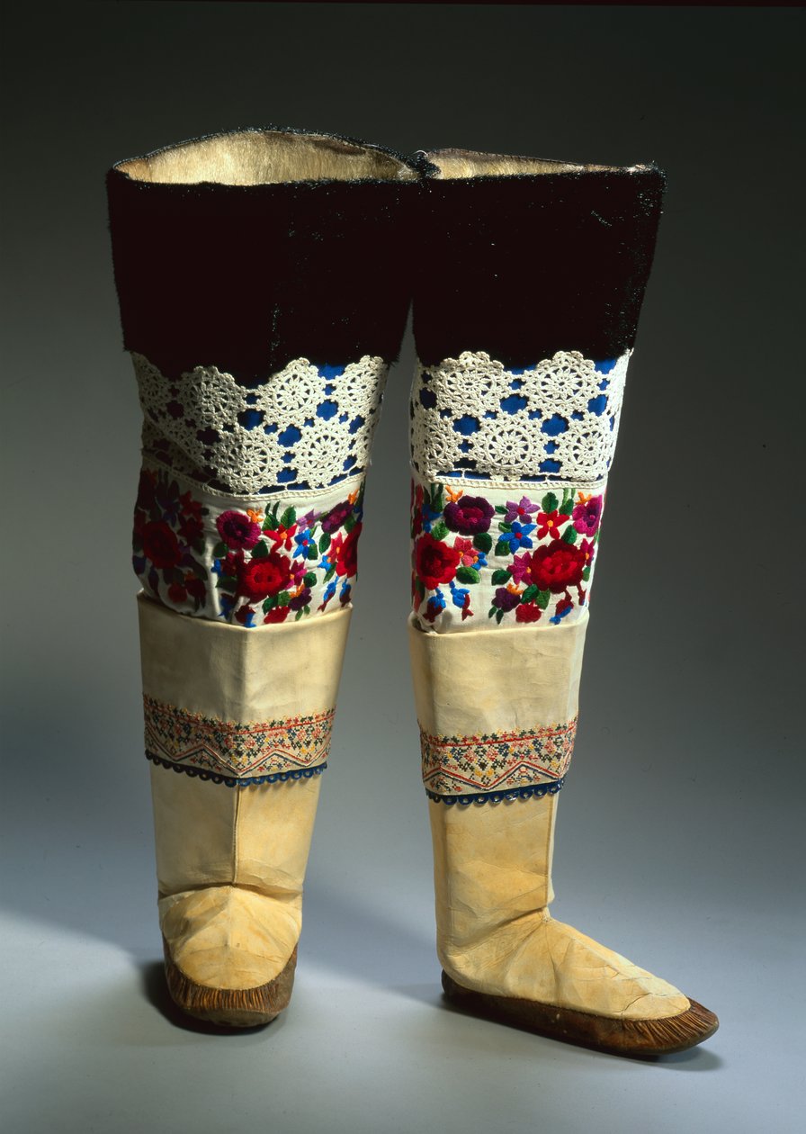 Boots, Grönland (vegyes technika) alkotó: School Inuit
