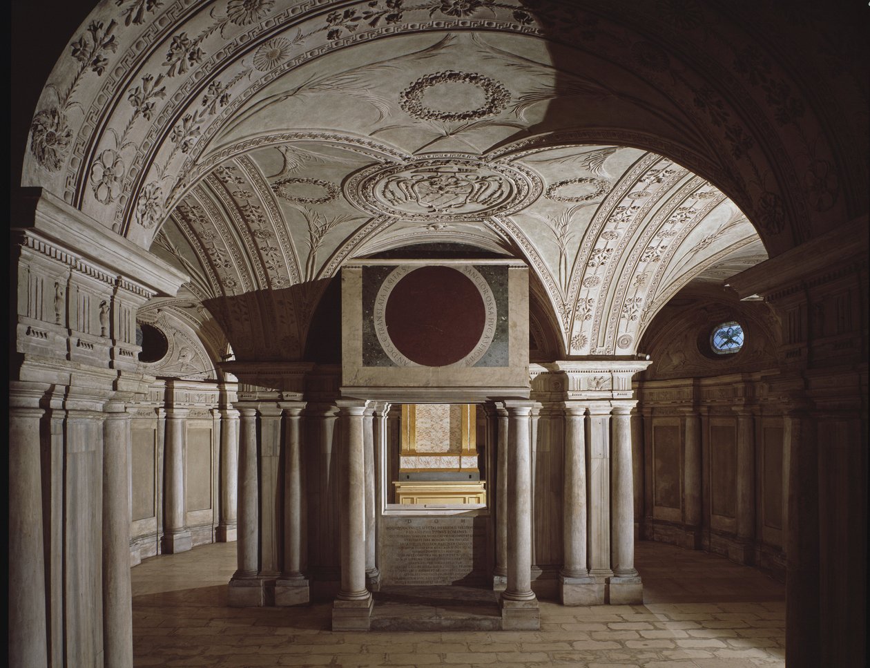 Szent Martino ai Monti templom kriptája, 4-5. század alkotó: School Italian