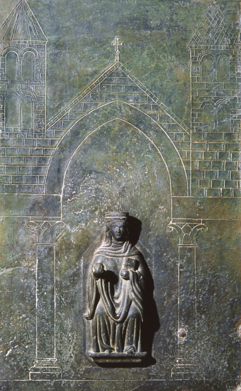 Részlet a Szent János evangélista oratórium ajtajából, Olaszország (bronz) alkotó: School Italian