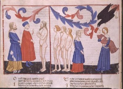 Purg.IX f.32v Az álom, amikor Dantét megölte egy sas, Dante Alighieri (1265-1321) „Isteni színjátékából” (vellum) alkotó: School Italian