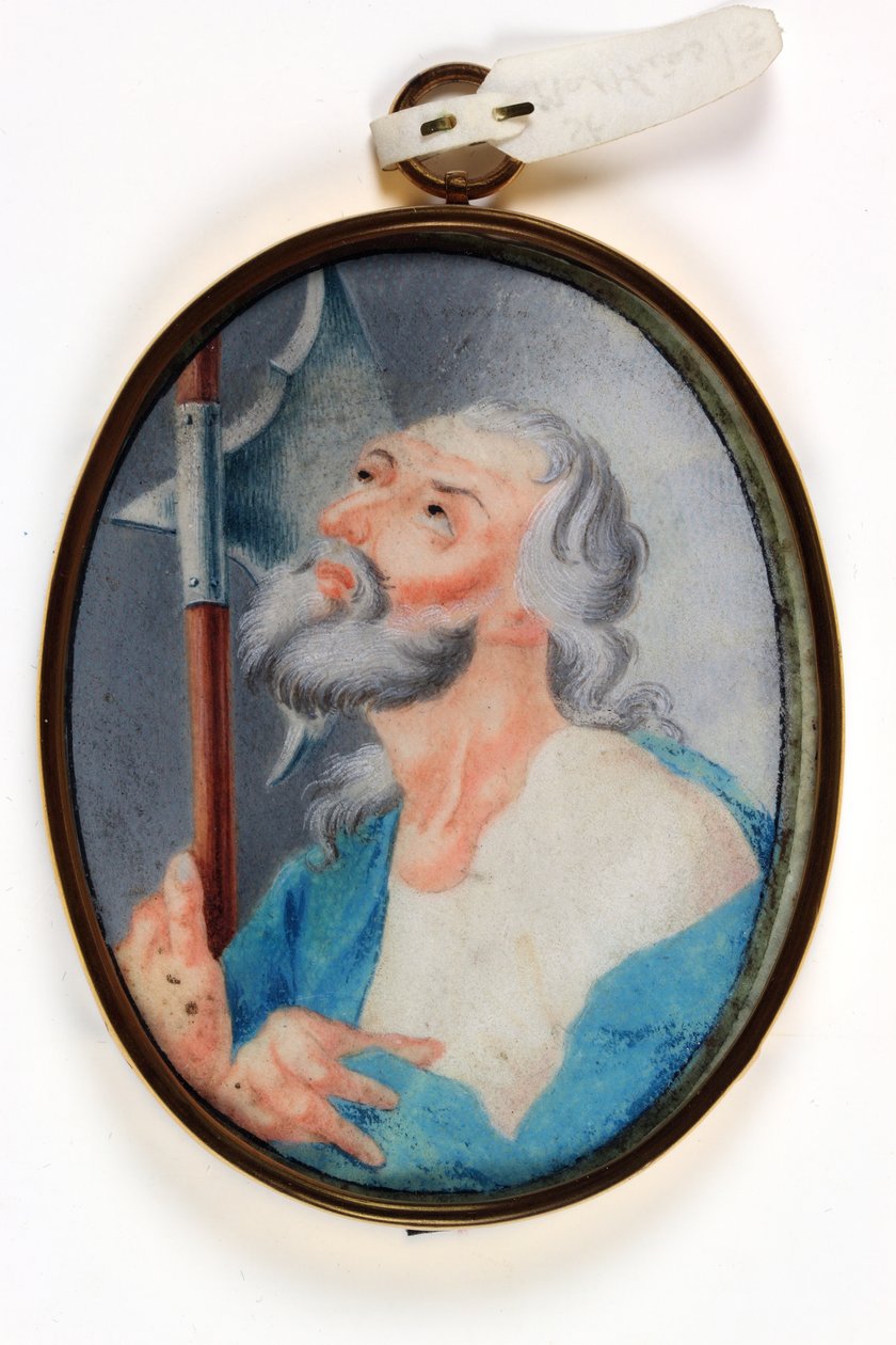 Szent Máté (akvarell pergamen) alkotó: School Italian