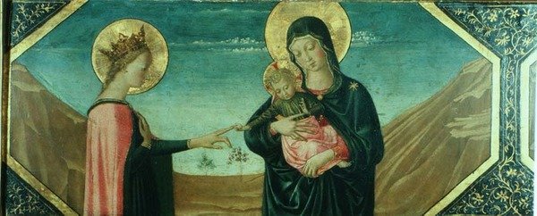 Szent Katalin misztikus házassága, firenzei iskola alkotó: School Italian