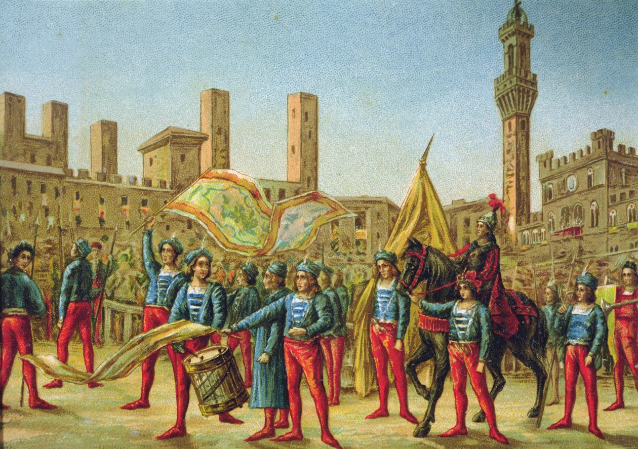 A sienai palio alkotó: School Italian