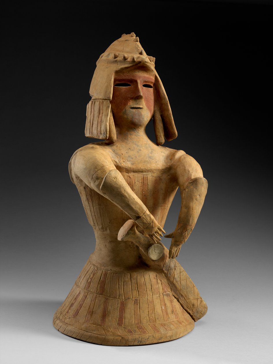 Haniwa Warrior, 6. század vége (vörös cserép) alkotó: Japanese School