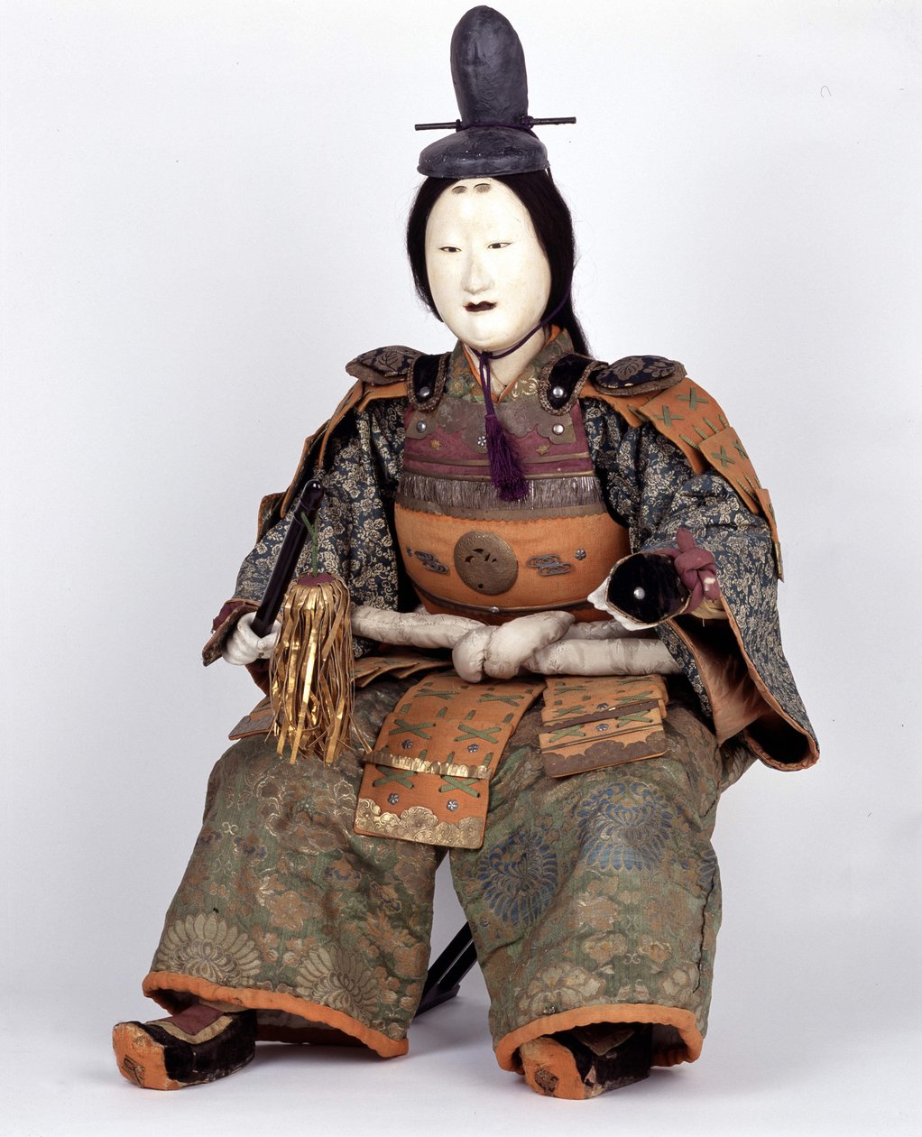 Japán baba az Edo-korszakból, amely a Boys Party-n jelenik meg. Captier gyűjtemény. Párizs alkotó: Japanese School