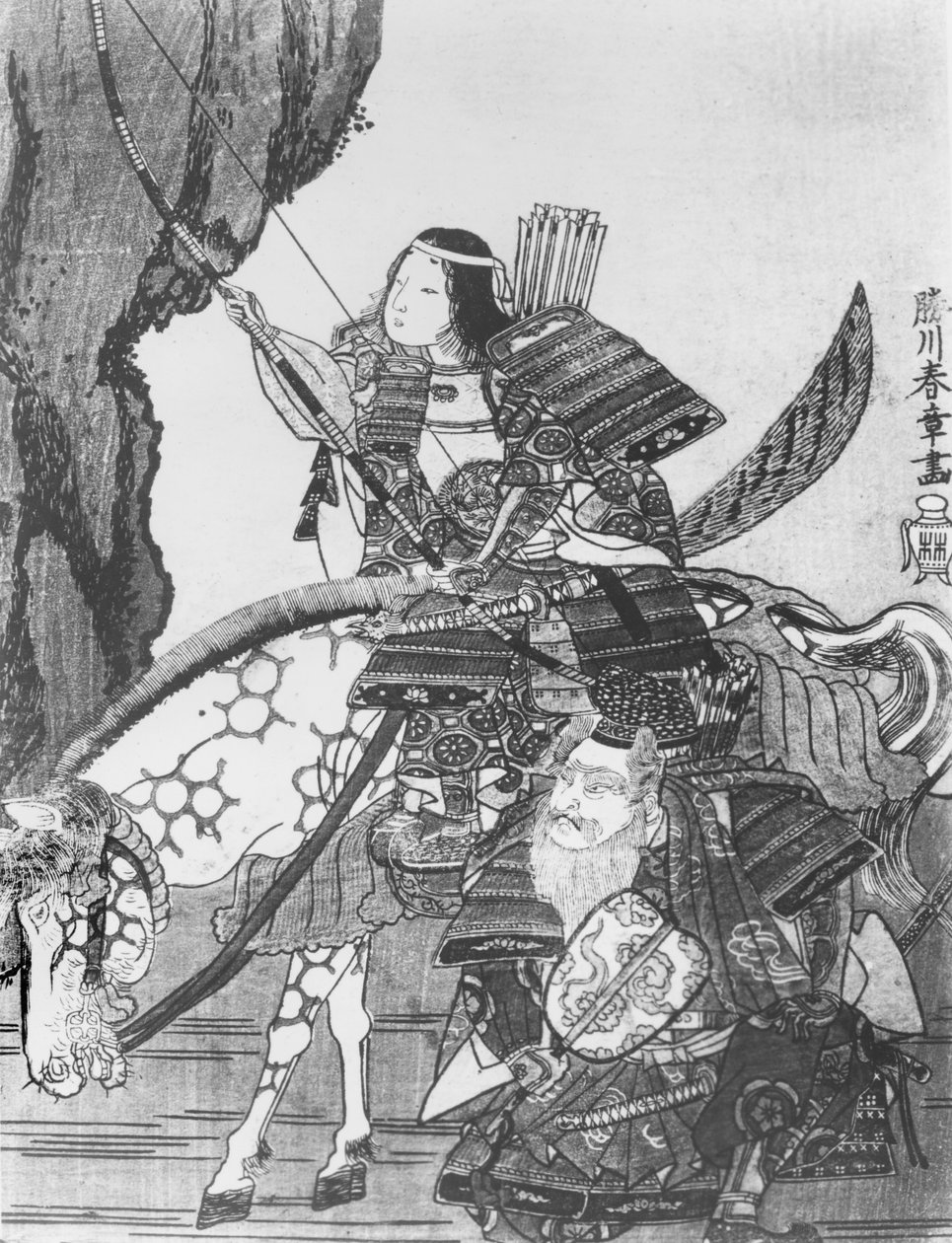 Jingo, Japán császárnője (litho) alkotó: Japanese School