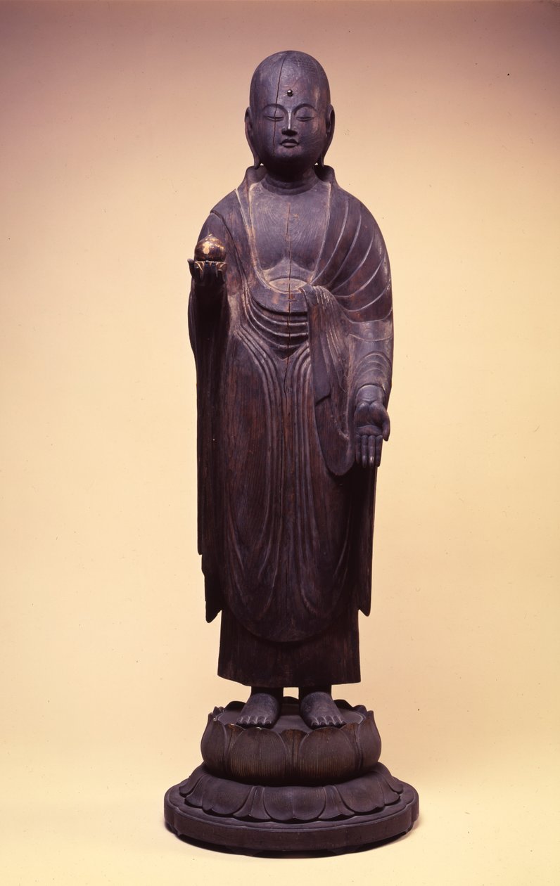 Jizo Bosatsu, Ate Heian / Fujiwara Perio d alkotó: Japanese School