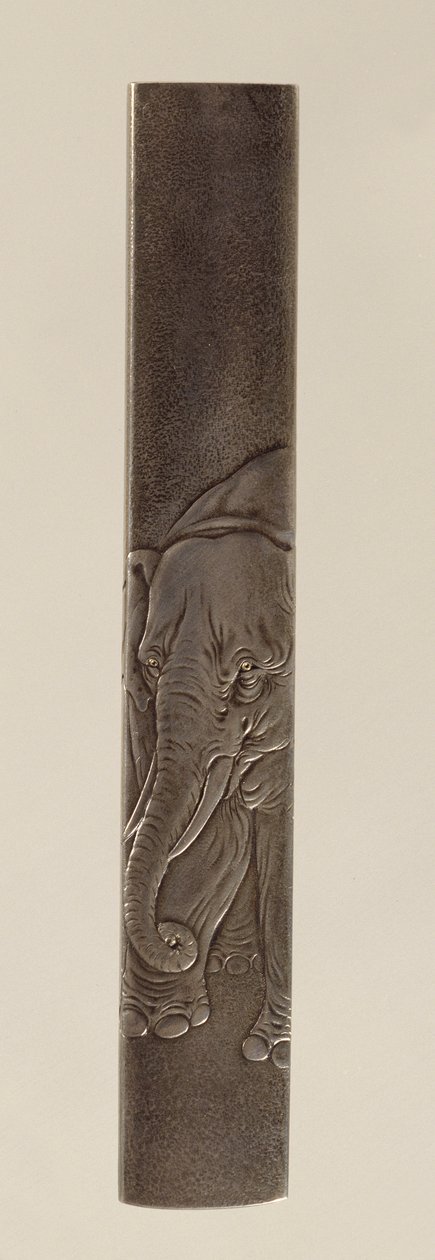 Kardveret, Edo-korszak 1615-1868 (intarziás bronz) (a hátoldalt lásd: 142625) alkotó: Japanese School