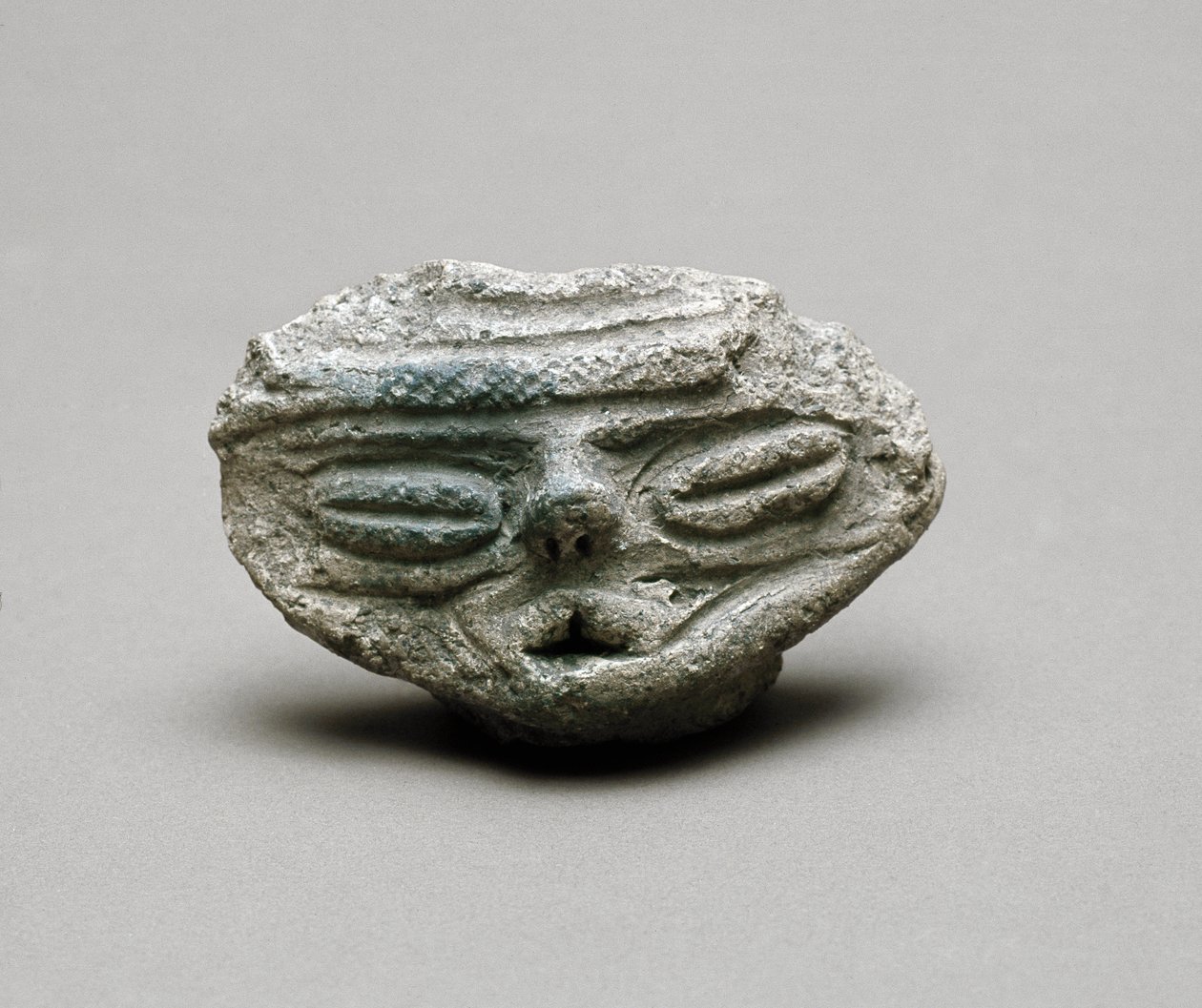 Terrakotta fej, Jomon korszak Kr.e. 6-3 alkotó: Japanese School