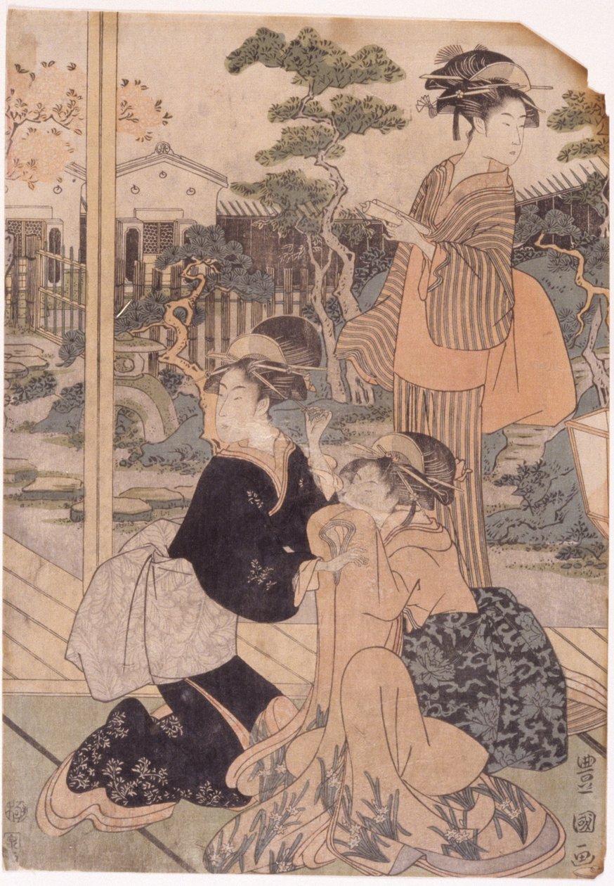 Három japán hölgy alkotó: School Japanese