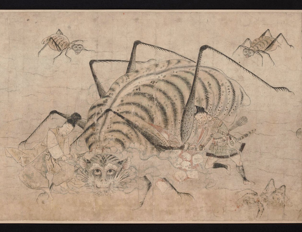 Yorii Tsuchigumo (Yorii Kiking Tsuchigumo) a Tsuchigumóval (Démon Seng-nee) ellenáll a Tsuchigumonak. alkotó: School Japanese