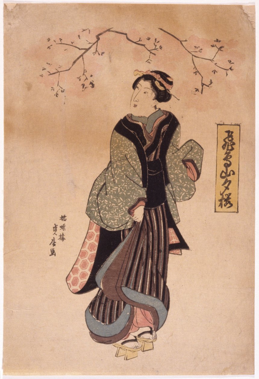 színes fametszet (tinta) alkotó: School Japanese