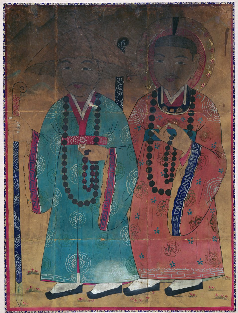 Deasa (természetes pigment selyemre) alkotó: School Korean