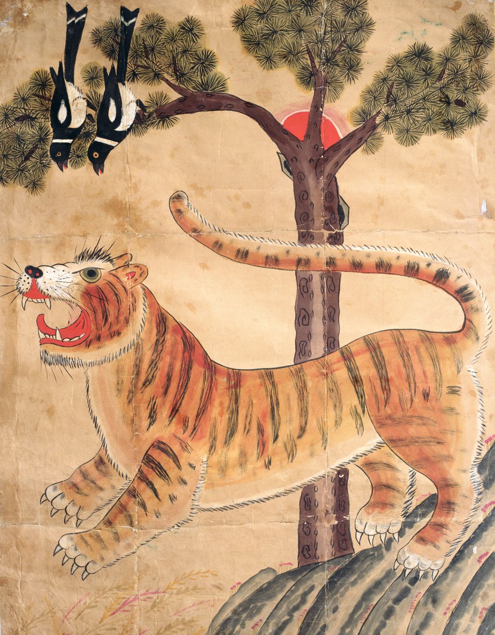 Seonangsin (természetes pigment, papír) alkotó: School Korean