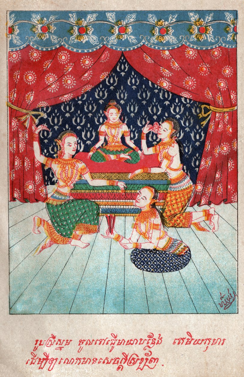 Temiya Jakata. (metszet, kb. 1910) alkotó: School Laotian