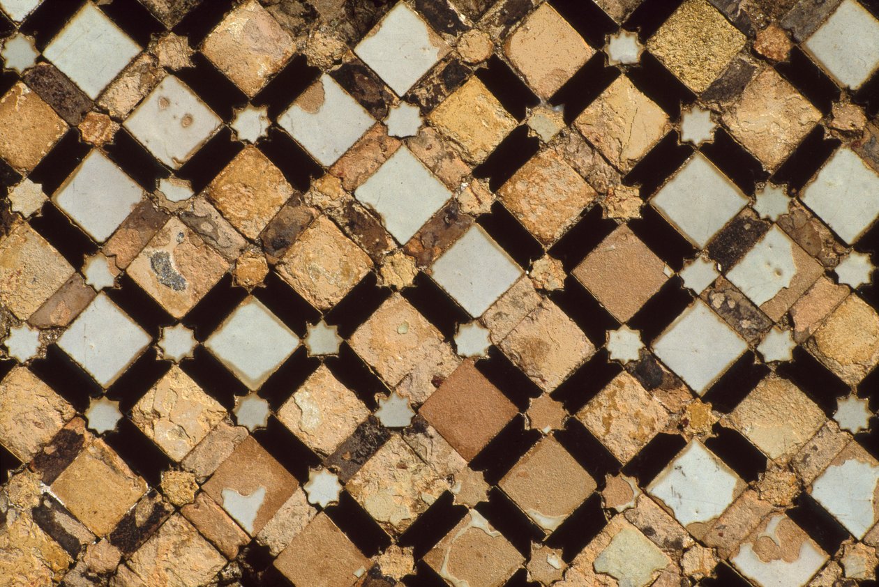 Chella nekropolisz, dekoratív panel részlete (mozaik) alkotó: School Moroccan