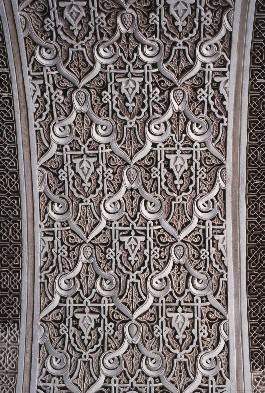 Egy boltív részlete (stukkó) alkotó: School Moroccan
