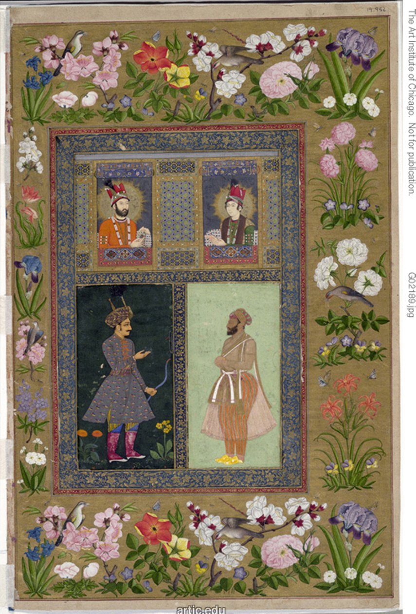 Oldal a Szentpétervári Albumból, alkotó: School Mughal