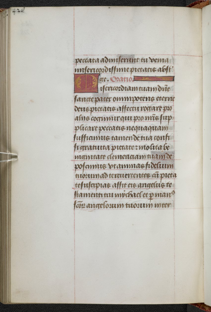 Kings 9, f.228v, Órakönyv, Sarum-i használat ("Anne Boleyn