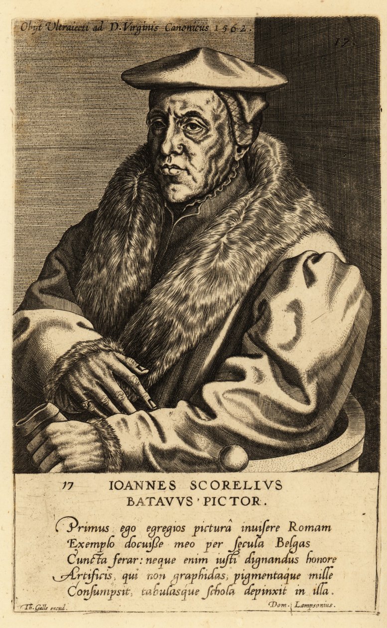 Jan van Scorel holland festő portréja alkotó: School Netherlandish
