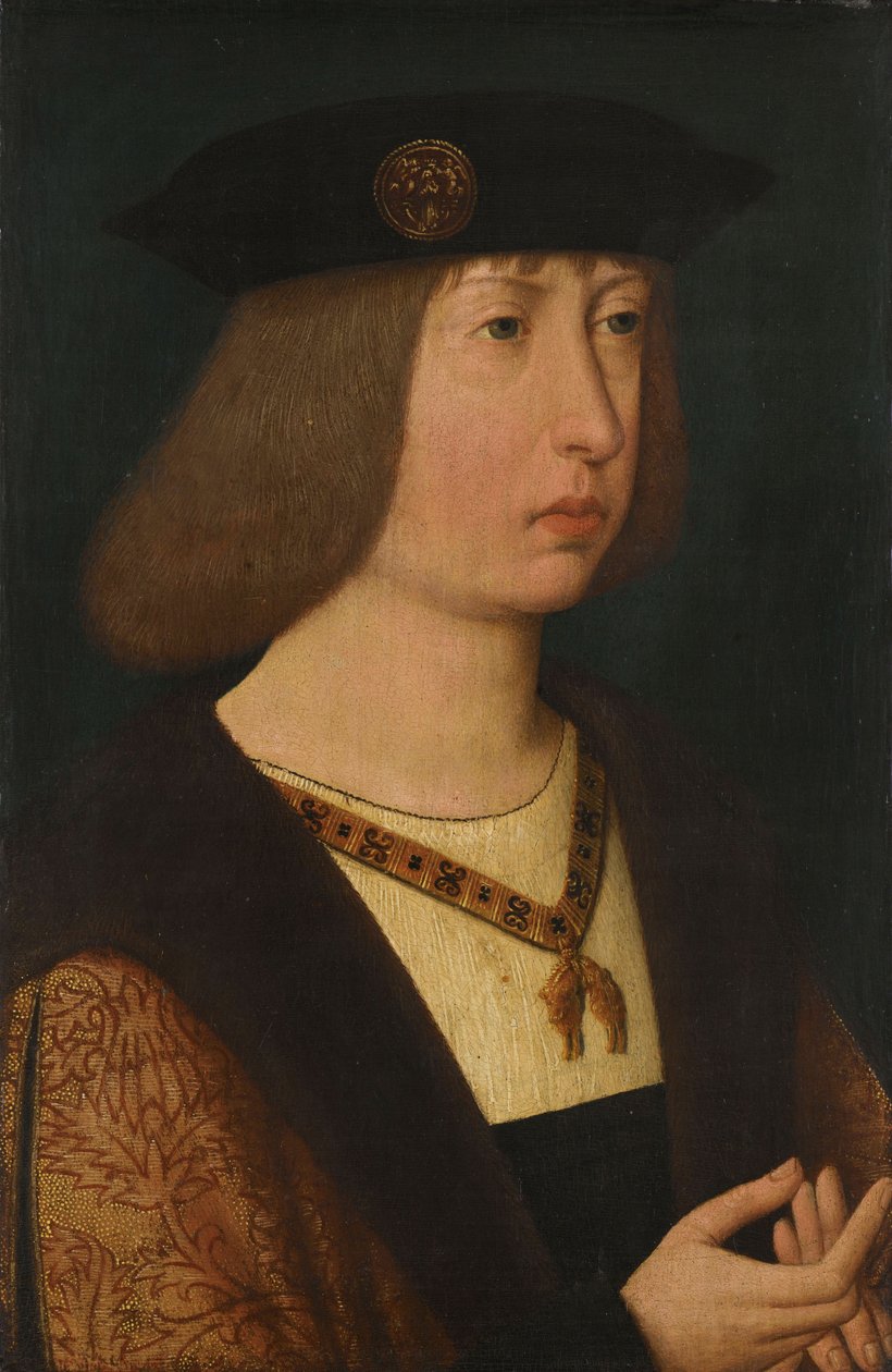 Szép Fülöp, Burgundia hercegének portréja, 1500 körül (olaj, tábla) alkotó: School Netherlandish