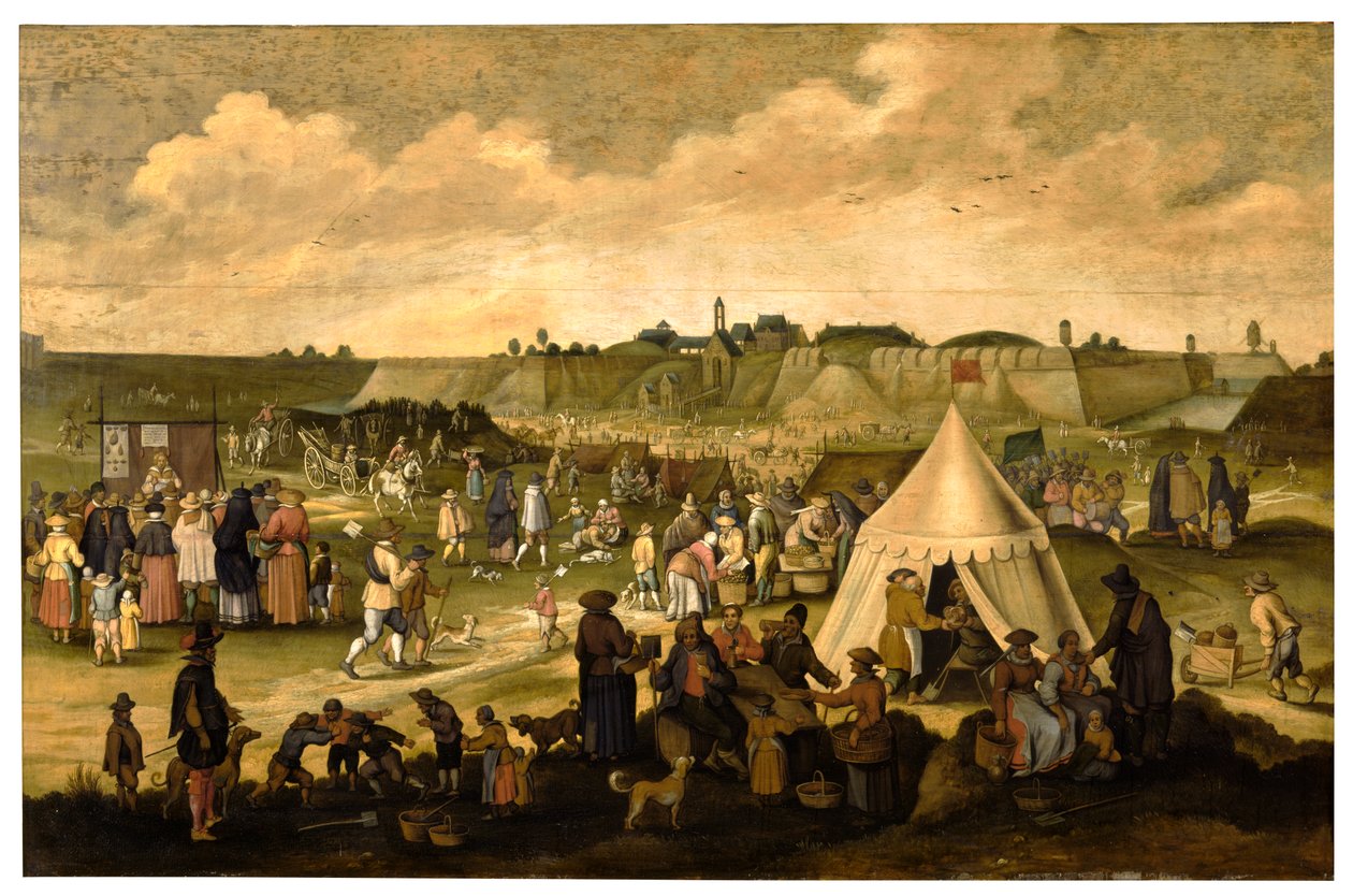A spanyolok vára Antwerpenben (olaj, panel) alkotó: School Netherlandish
