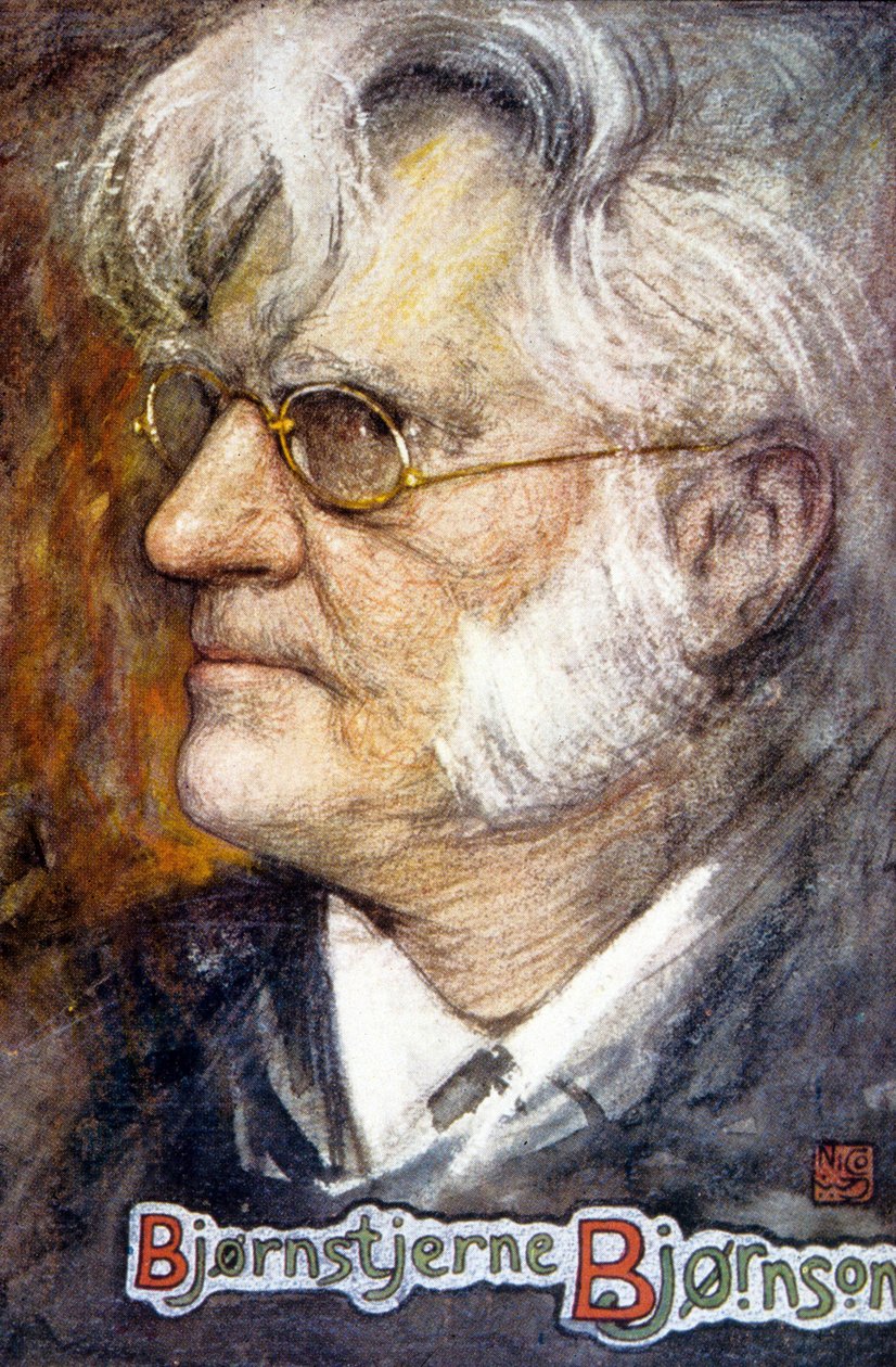 Bjørnstjerne Martinius Bjørnson (színes litó) alkotó: School Norwegian