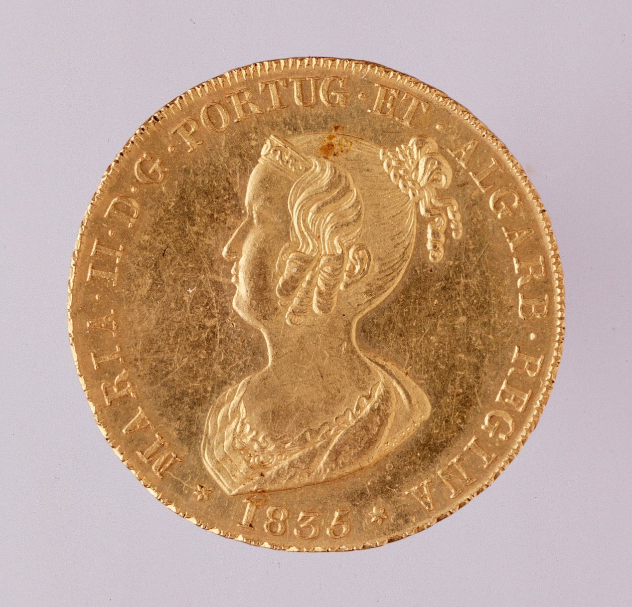 Mária portugál királynő (1819-1853) aranykoronája 1835. Átm. 3,1 cm Nápoly, Régészeti Múzeum alkotó: School Portuguese
