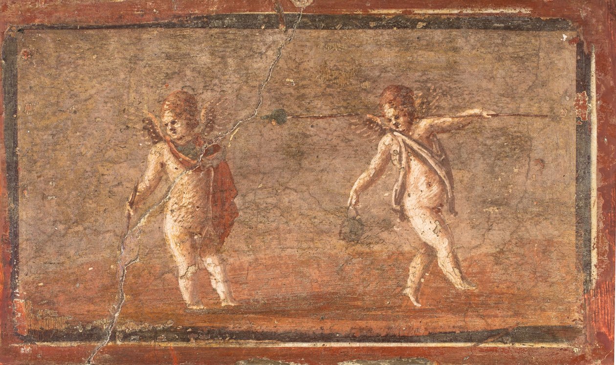 Táncoló szerelmek, Herculaneum alkotó: School Roman