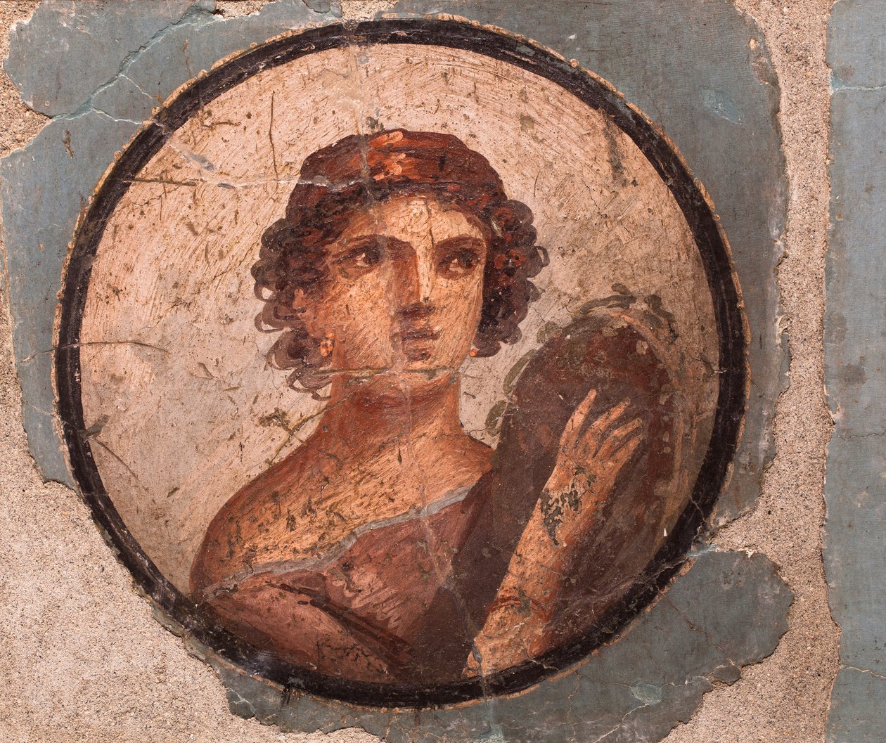 Medalion portrék, Pompeji alkotó: School Roman
