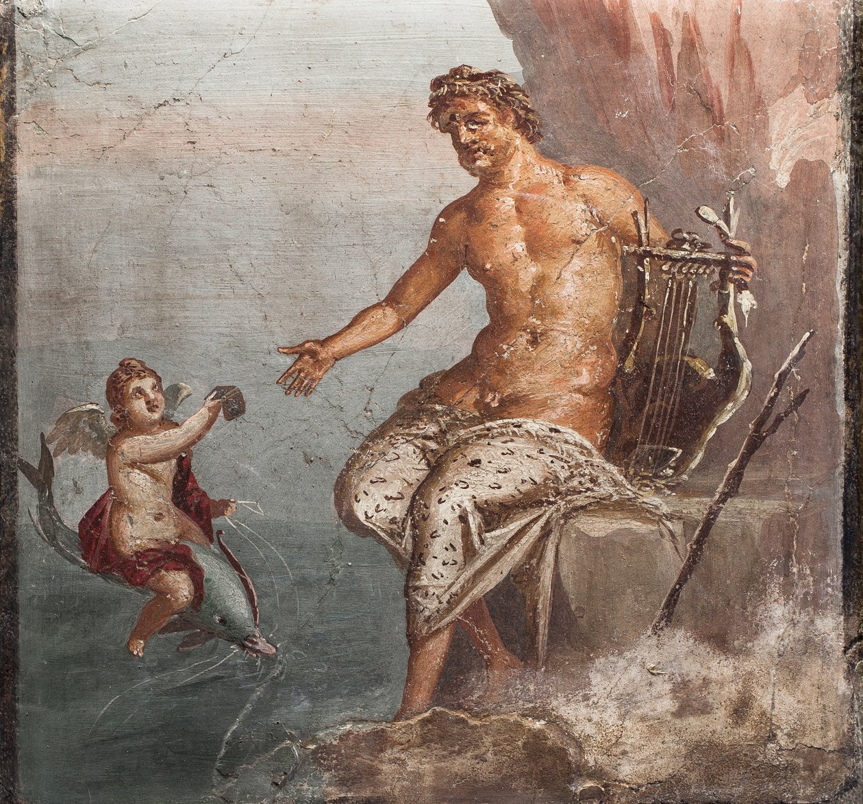 Polifémosz és Galatea, Herculaneum alkotó: School Roman