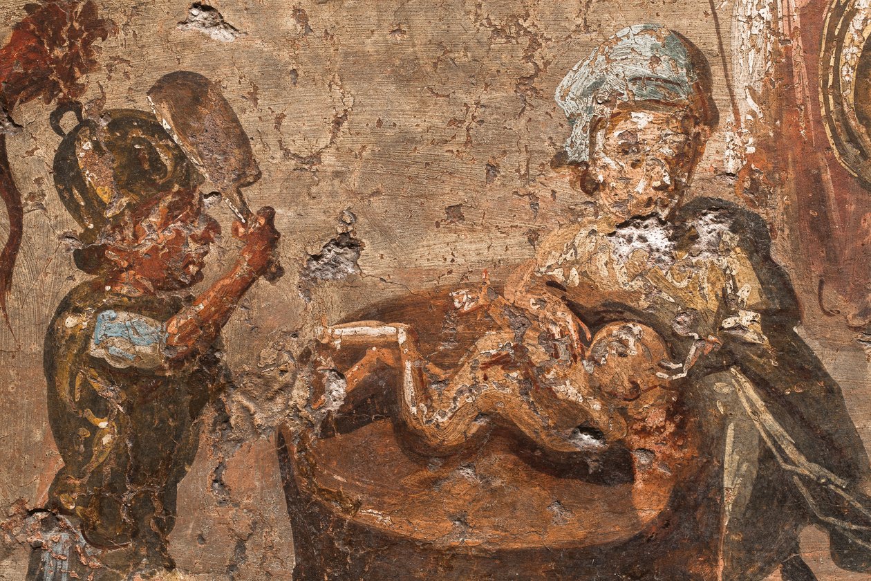 Salamon ítélete, Pompeji alkotó: School Roman