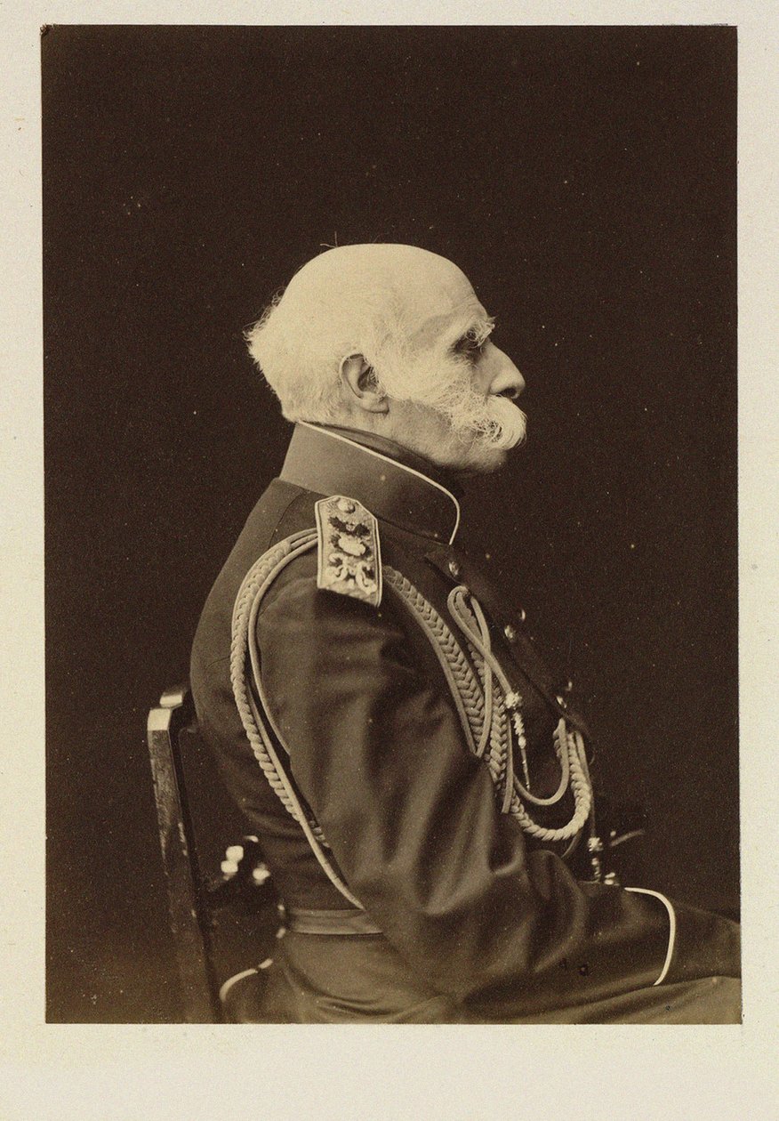 Friedrich Benjamin von Lutke gróf német navigátor, földrajztudós és a Balti-tenger felfedezője, az Orosz Birodalom alattvalója – Fjodor Petrovics Litke gróf (1797-1882) portréja, Anonymous . Litográfia alkotó: School Russian