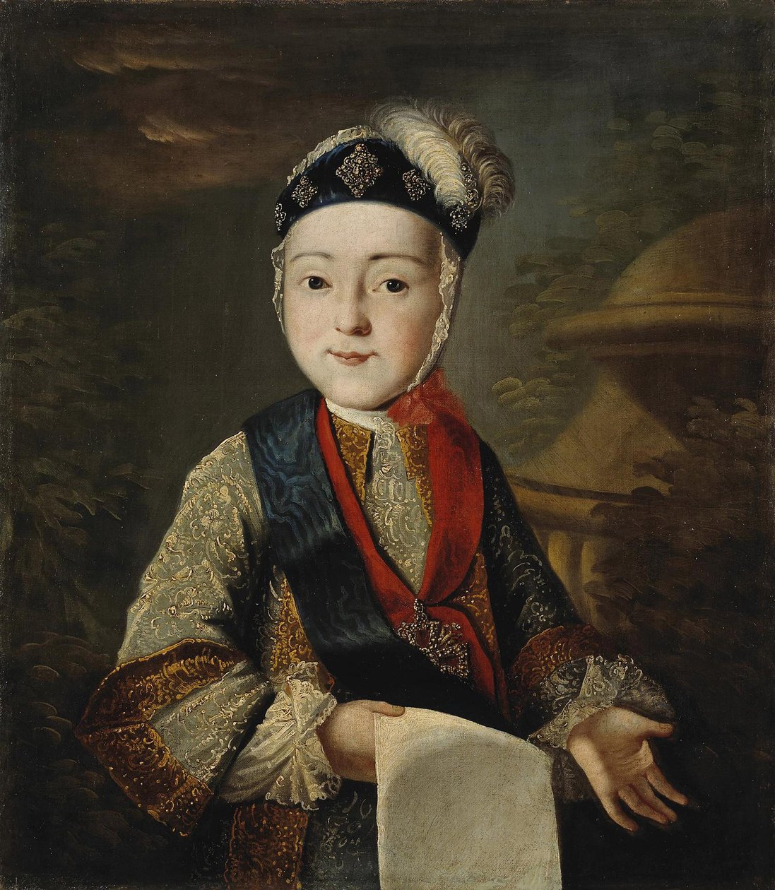 Oroszország III. Péter – III. Péter nagyherceg portréja. (1728-1762) Anonymous gyermekként alkotó: School Russian