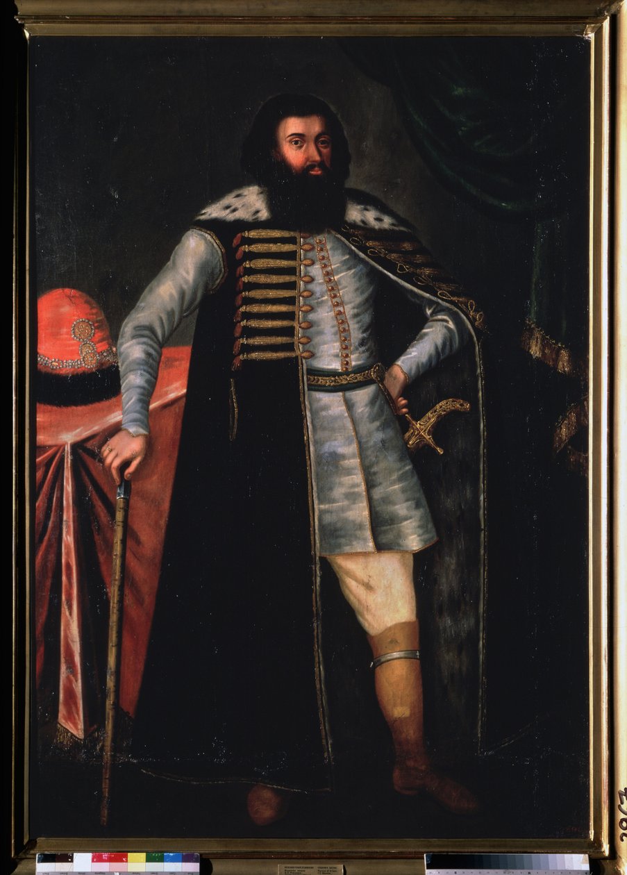 Ivan Repnin (?) gróf portréja. Orosz mester festménye, olaj, vászon, XVII. század 2. fele. Régi orosz művészet. Állami Orosz Múzeum, Szentpétervár. alkotó: School Russian