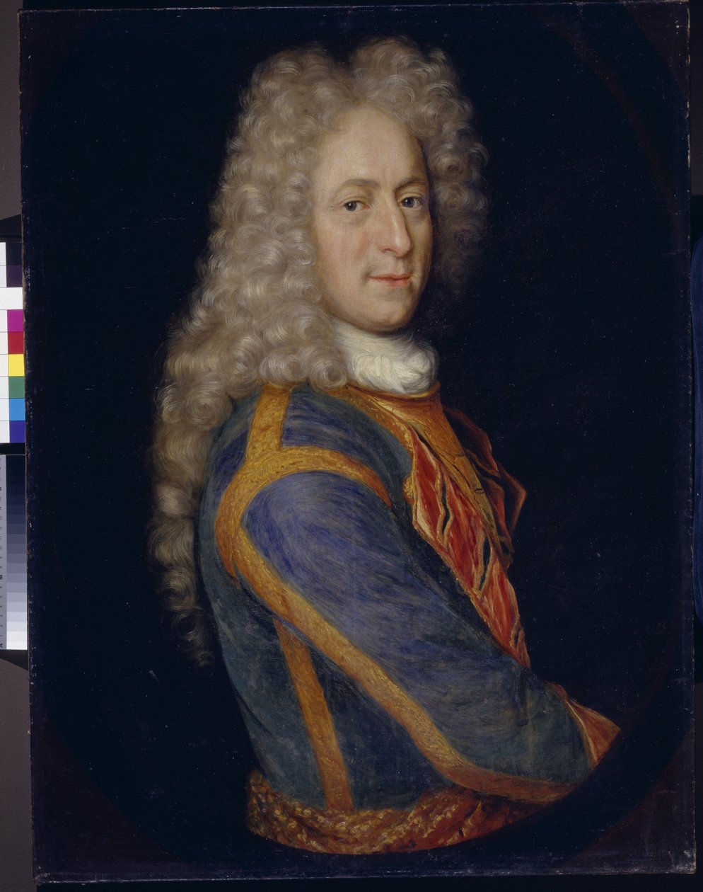 Ivan Jurijevics Trubetskoj marsall (1667-1750) portréja (Iván Jurijevics Trubetszkoj portréja). Névtelen festmény, olaj, vászon alkotó: School Russian