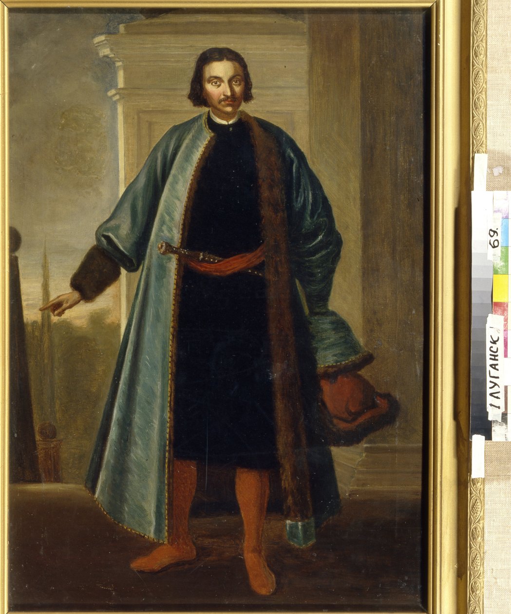 Anikita Ivanovics Repnin herceg (1668-1726) portréja. (A. I. Repnin herceg portréja). Orosz katona és politikus, aki a nagy északi háború (1700-1721) idején kitüntette magát, majd Livónia kormányzójaként szolgált szorosan és buzgón. alkotó: School Russian