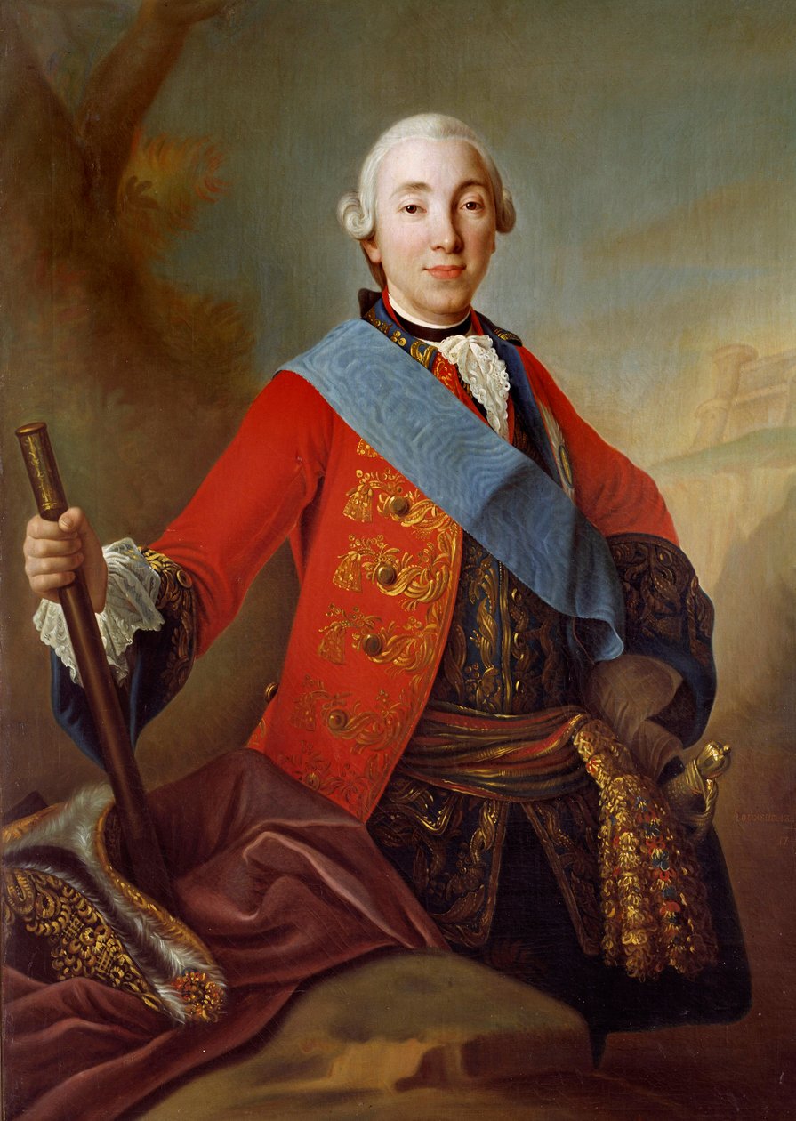III. Fedorovics Péter (1728-1762) orosz cár portréja A 18. századi orosz iskola festménye. 1758 Szentpétervár. Ermitázs Múzeum alkotó: School Russian